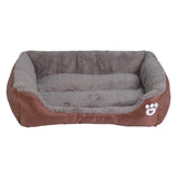 Paw Printed Pet Bed