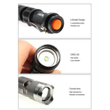 Adjustable Focus Mini Flashlight