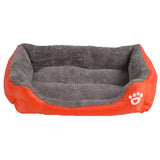 Paw Printed Pet Bed