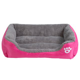 Paw Printed Pet Bed