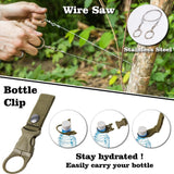 Survival Gear 12-In-1- Outdoor Emergency Survival Tool