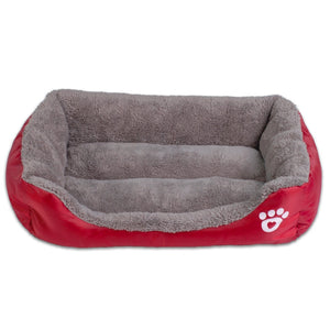 Paw Printed Pet Bed